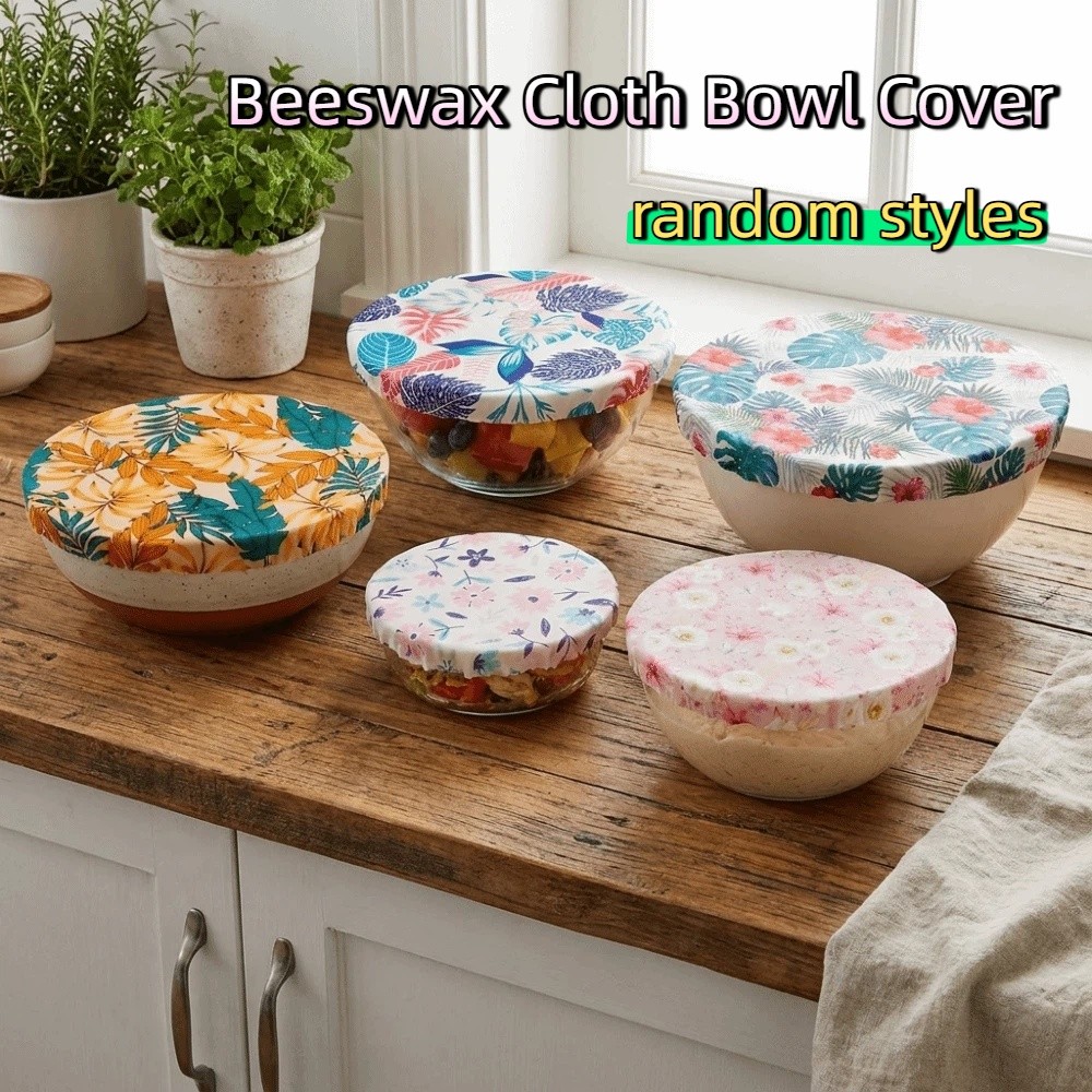 غطاء وعاء من القماش المشمع الم - مراجعة Beeswax Food Cover وسعره