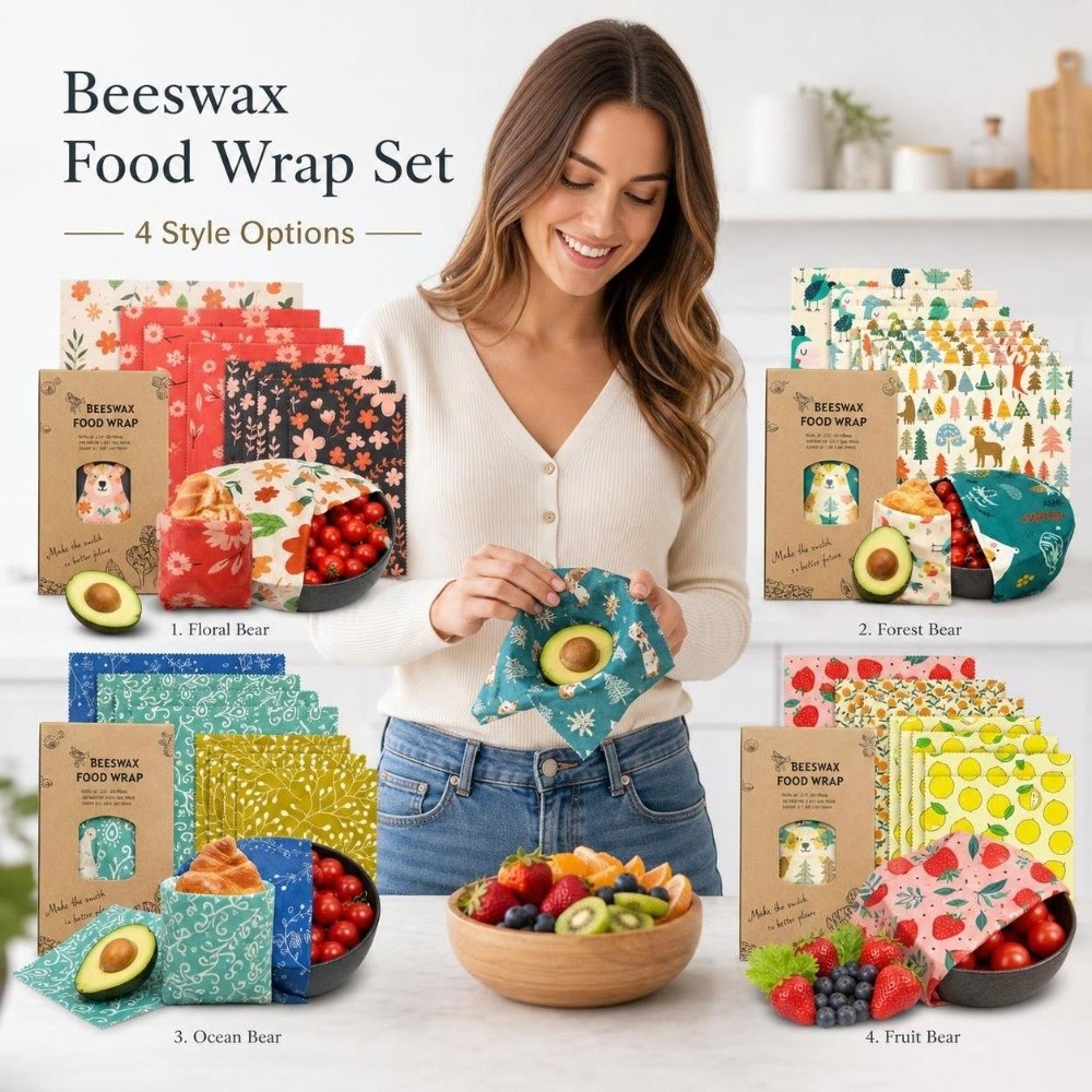 9 قطع من أغطية الطعام المصنوعة - مراجعة Beeswax Food Cover وسعره