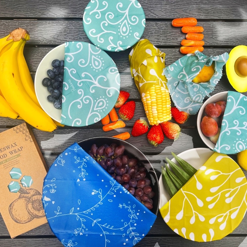 9 قطع من أغطية الطعام المصنوعة - مراجعة Beeswax Food Cover وسعره